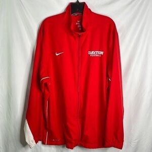 Dayton football Nike dry fit UD Flyers zip up jacket